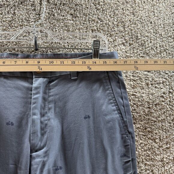 Brooks Brothers Red Fleece Pants Men 33x32 Gray 100% Cotton Bike Bicycle Patten - Picture 2 of 11